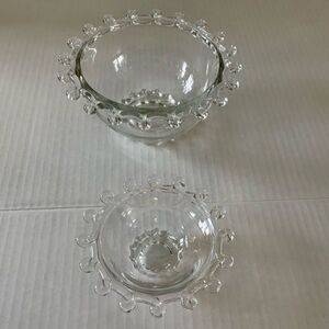LARIAT by Hersey blown loop glass bowls